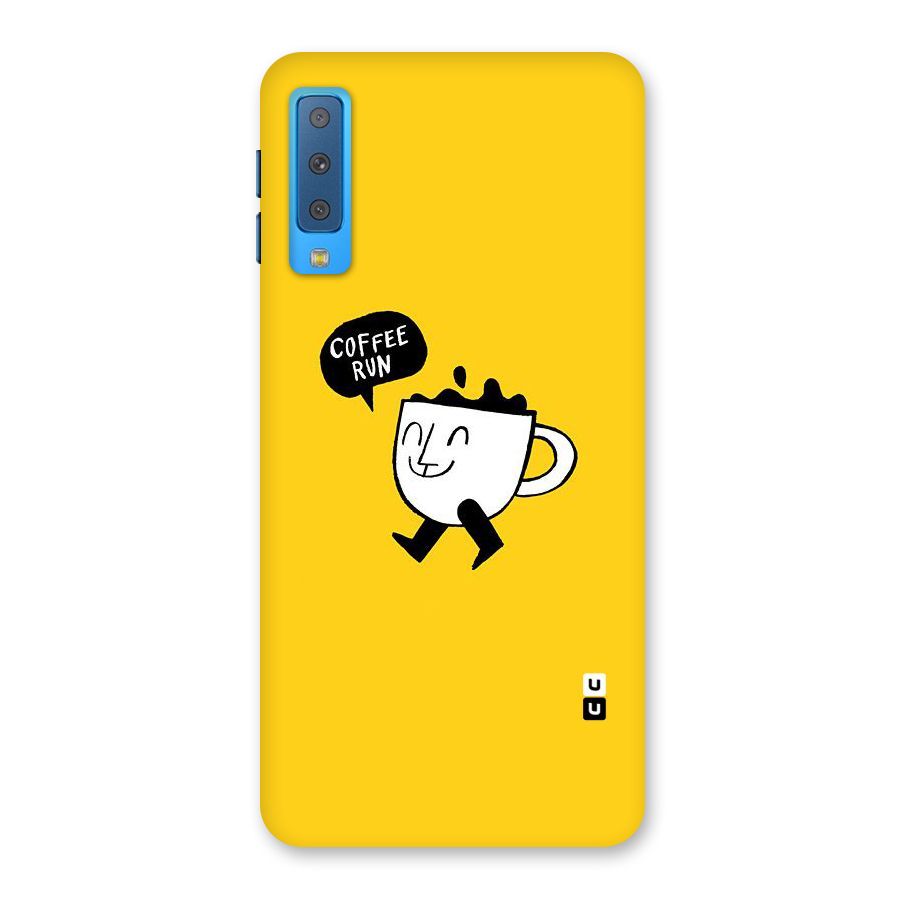 Coffee Run Back Case for Galaxy A7 (2018)