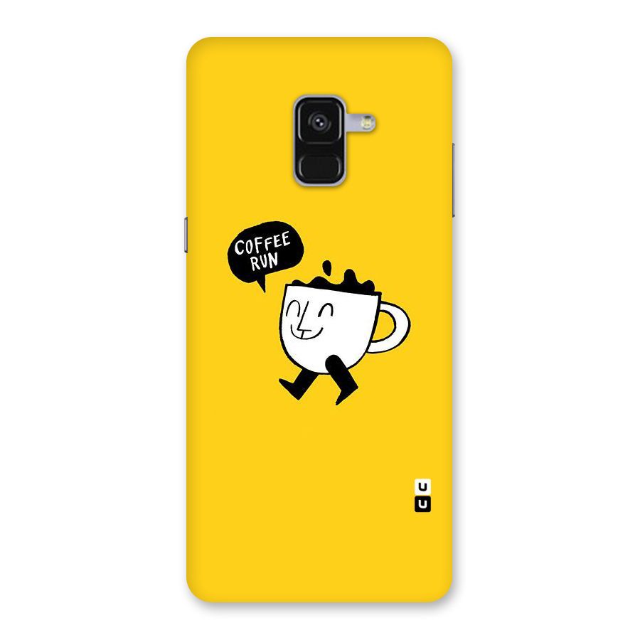 Coffee Run Back Case for Galaxy A8 Plus