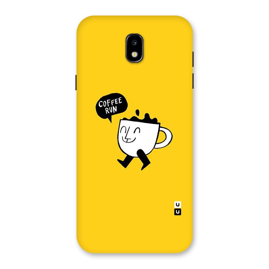 Coffee Run Back Case for Galaxy J7 Pro