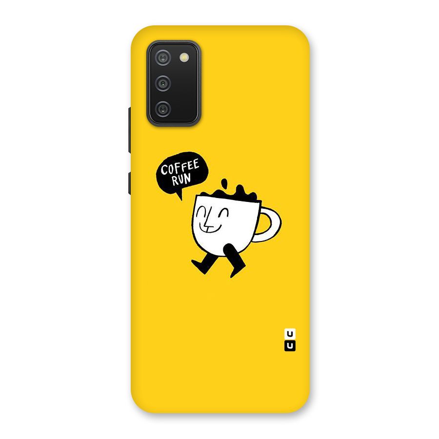 Coffee Run Back Case for Galaxy M02s