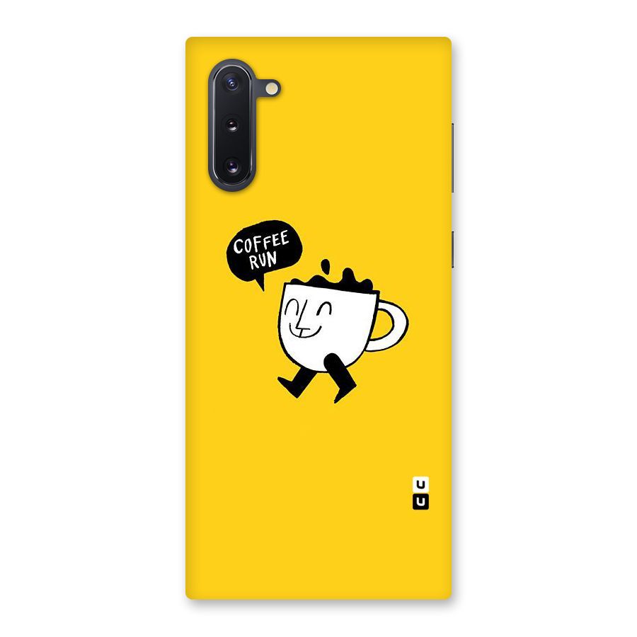 Coffee Run Back Case for Galaxy Note 10