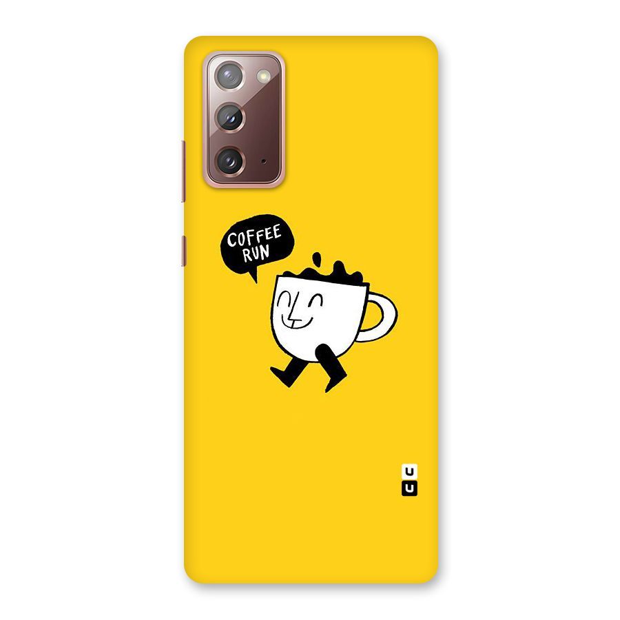 Coffee Run Back Case for Galaxy Note 20