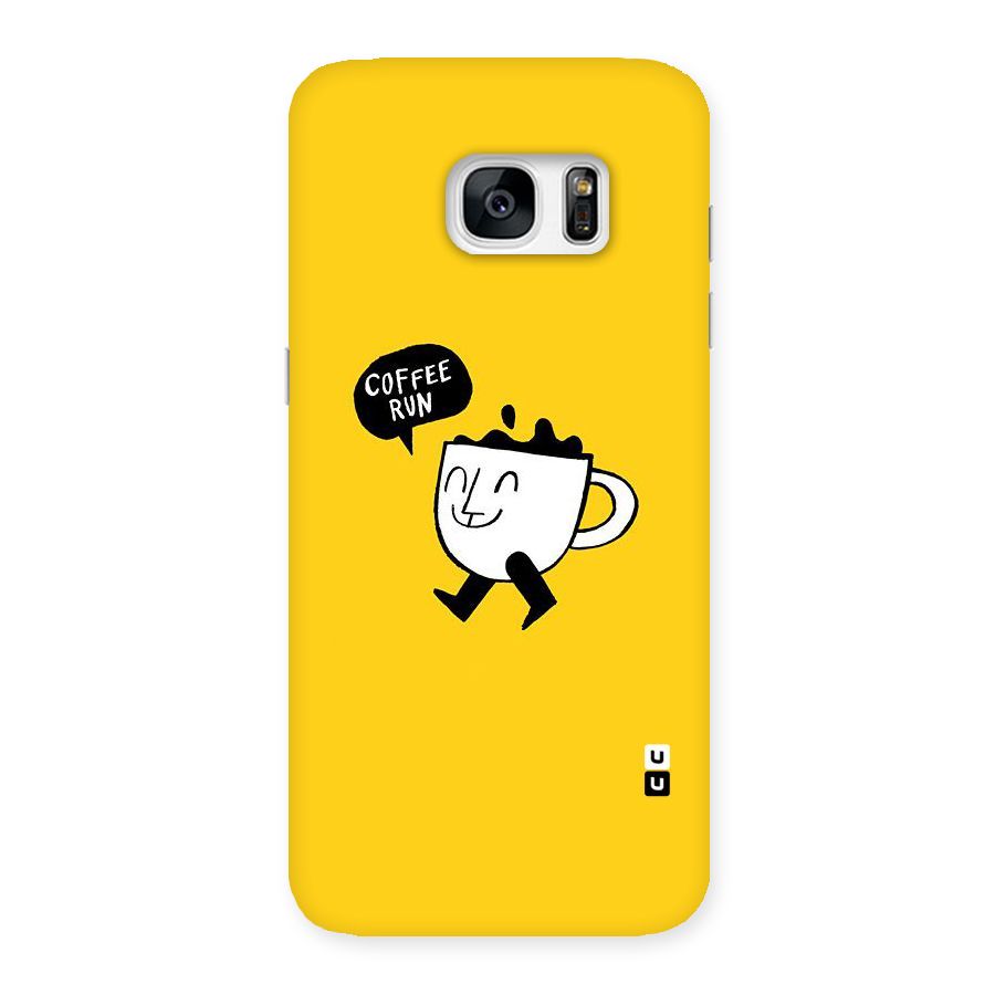 Coffee Run Back Case for Galaxy S7 Edge
