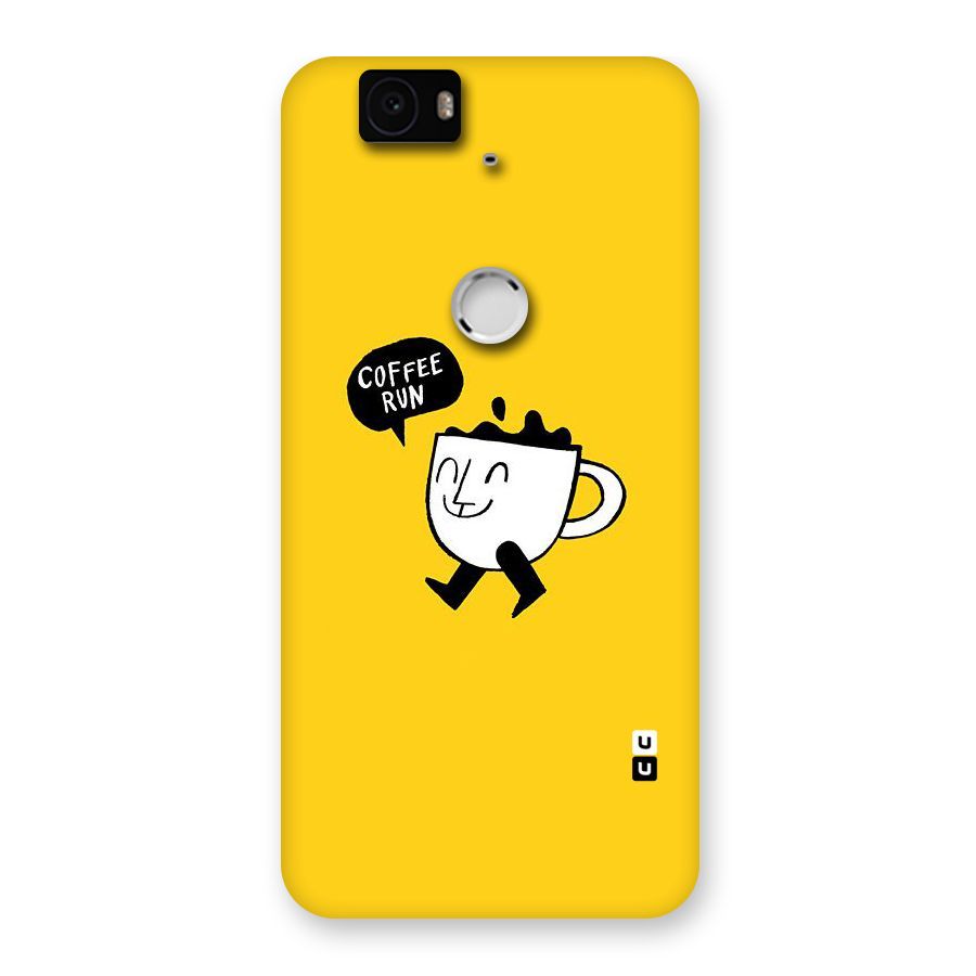 Coffee Run Back Case for Google Nexus-6P