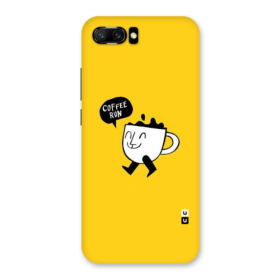 Coffee Run Back Case for Honor 10