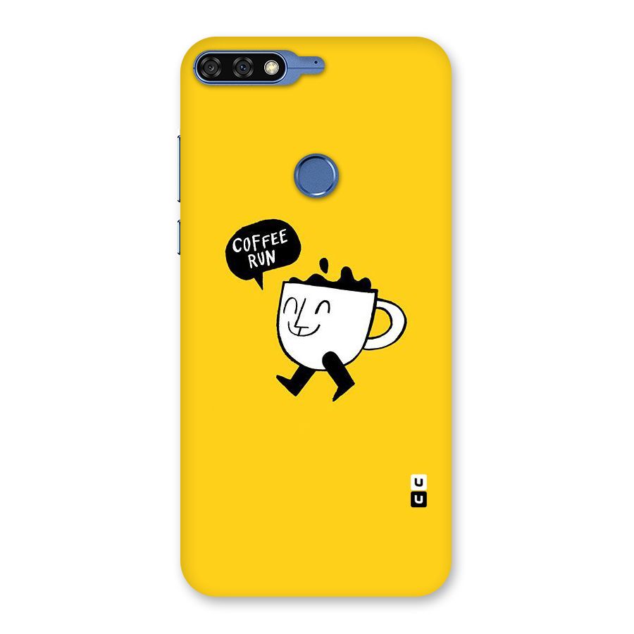 Coffee Run Back Case for Honor 7C