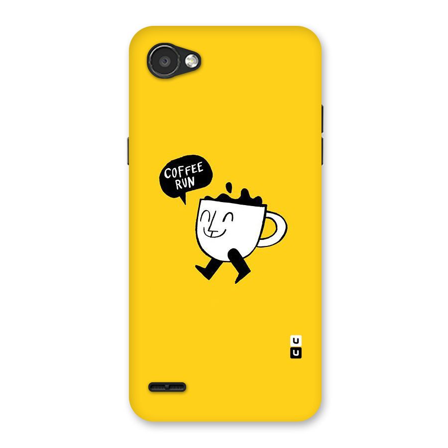 Coffee Run Back Case for LG Q6