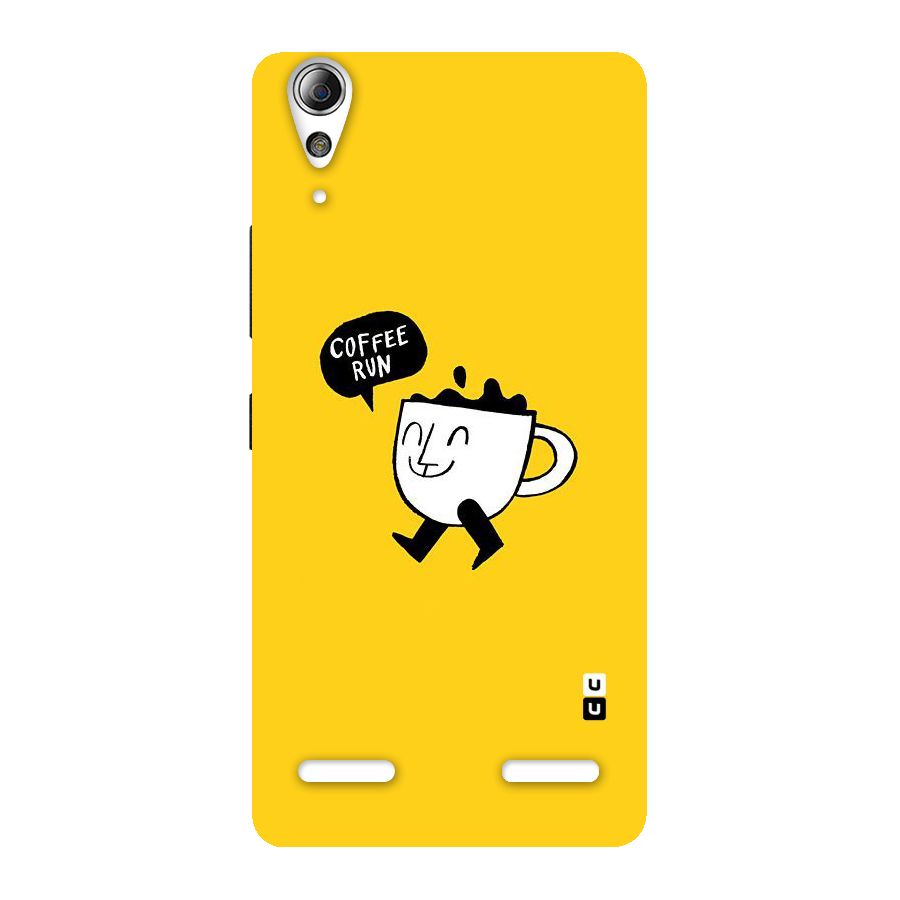 Coffee Run Back Case for Lenovo A6000 Plus
