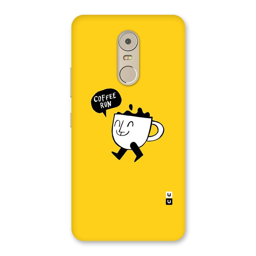 Coffee Run Back Case for Lenovo K6 Note