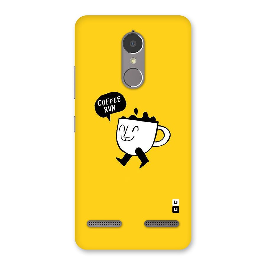 Coffee Run Back Case for Lenovo K6 Power