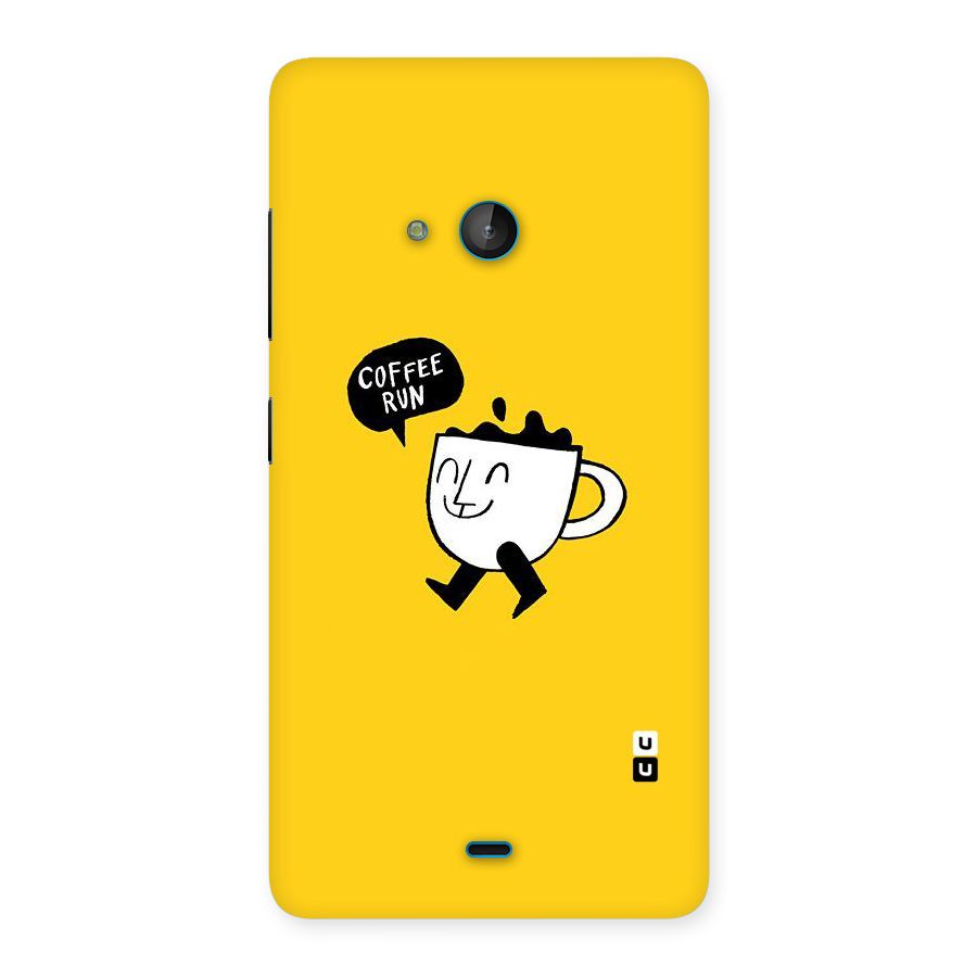 Coffee Run Back Case for Lumia 540