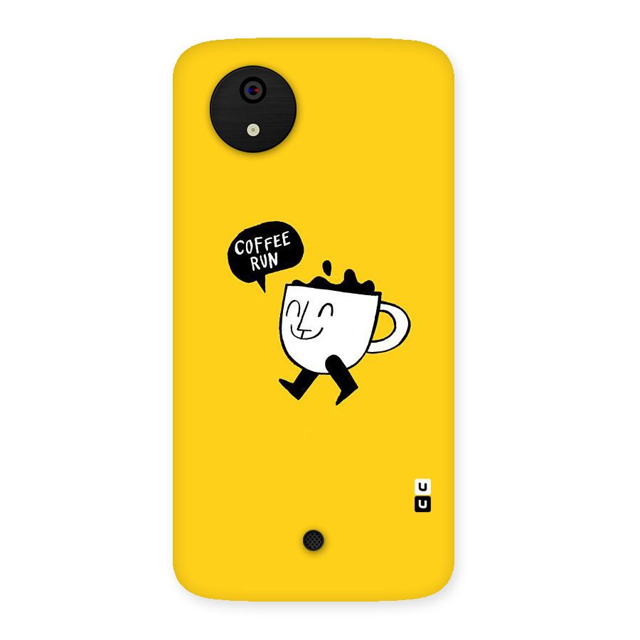Coffee Run Back Case for Micromax Canvas A1