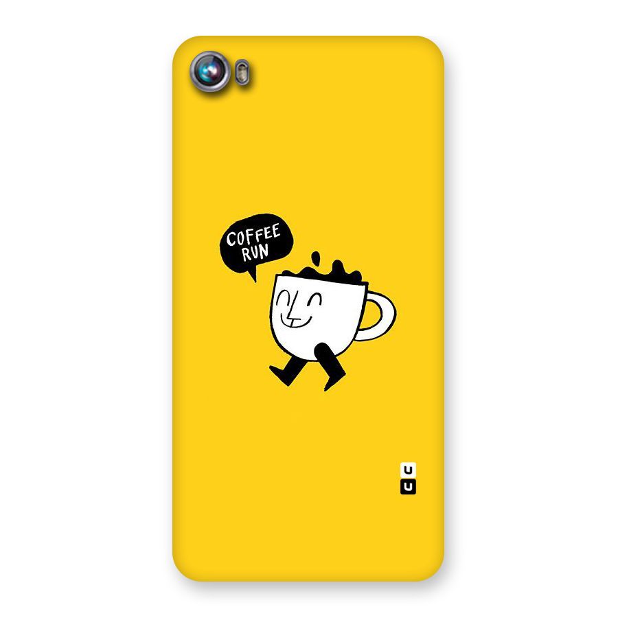 Coffee Run Back Case for Micromax Canvas Fire 4 A107