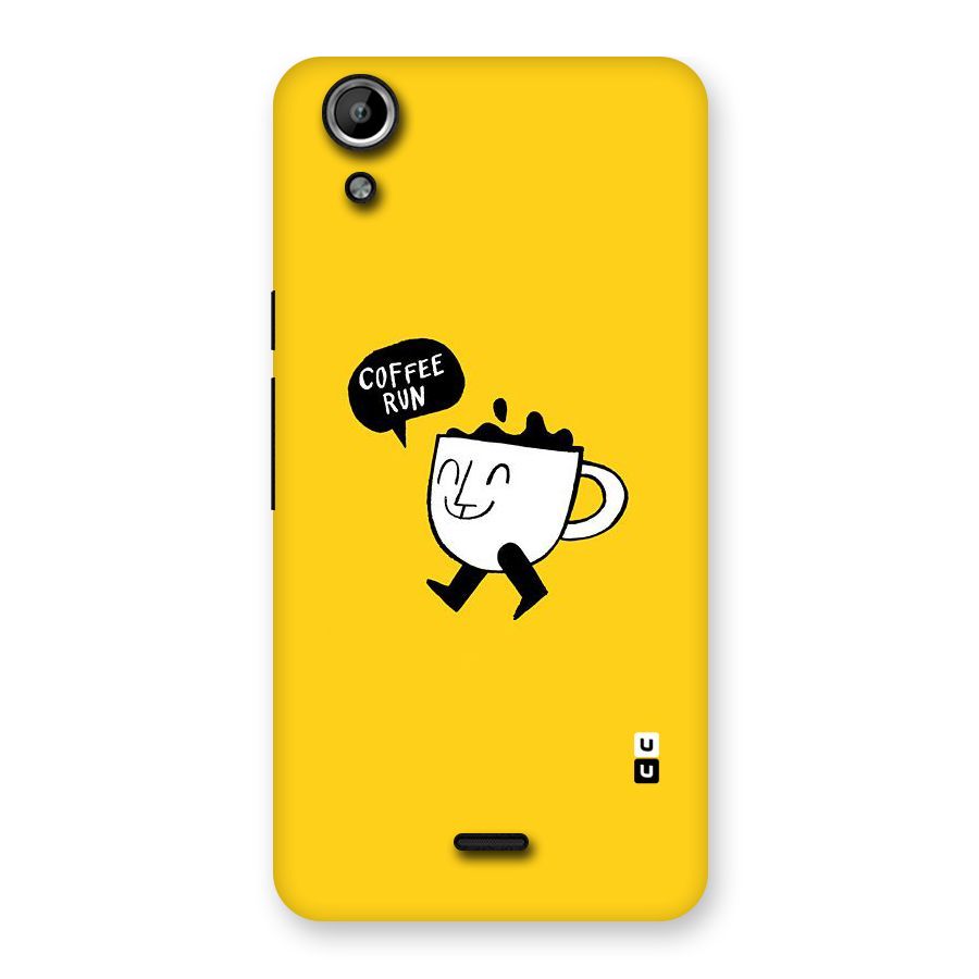 Coffee Run Back Case for Micromax Canvas Selfie Lens Q345