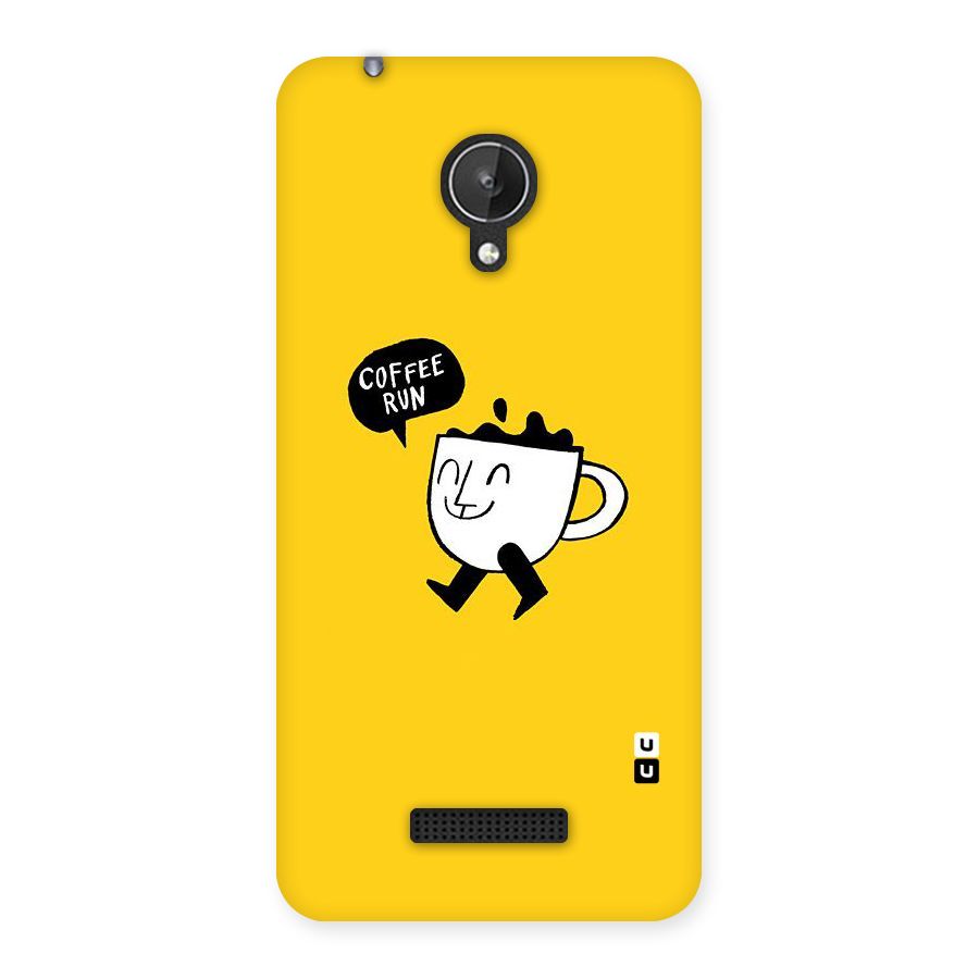 Coffee Run Back Case for Micromax Canvas Spark Q380