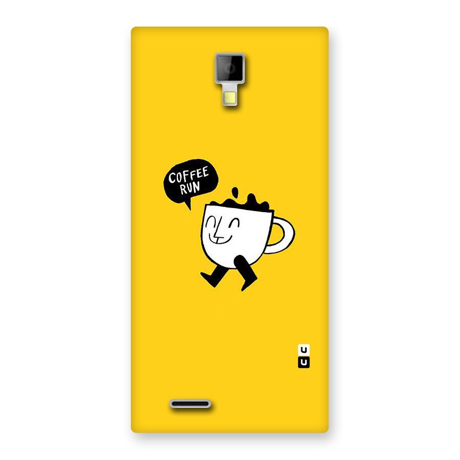 Coffee Run Back Case for Micromax Canvas Xpress A99