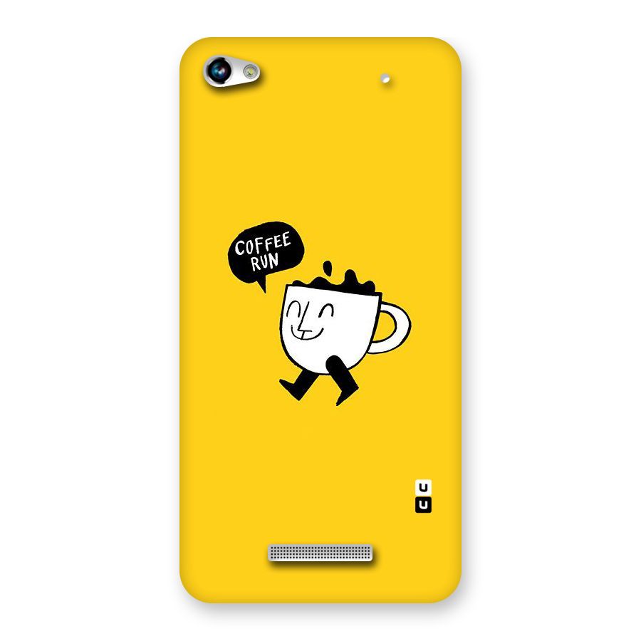 Coffee Run Back Case for Micromax Hue 2