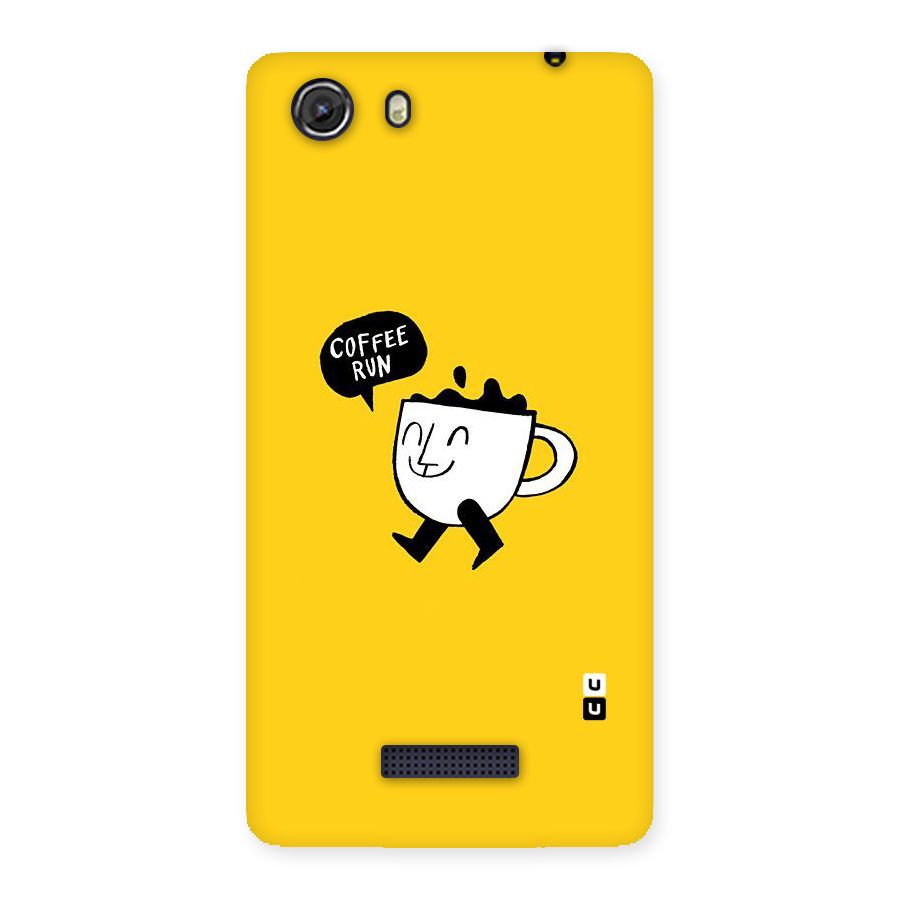Coffee Run Back Case for Micromax Unite 3