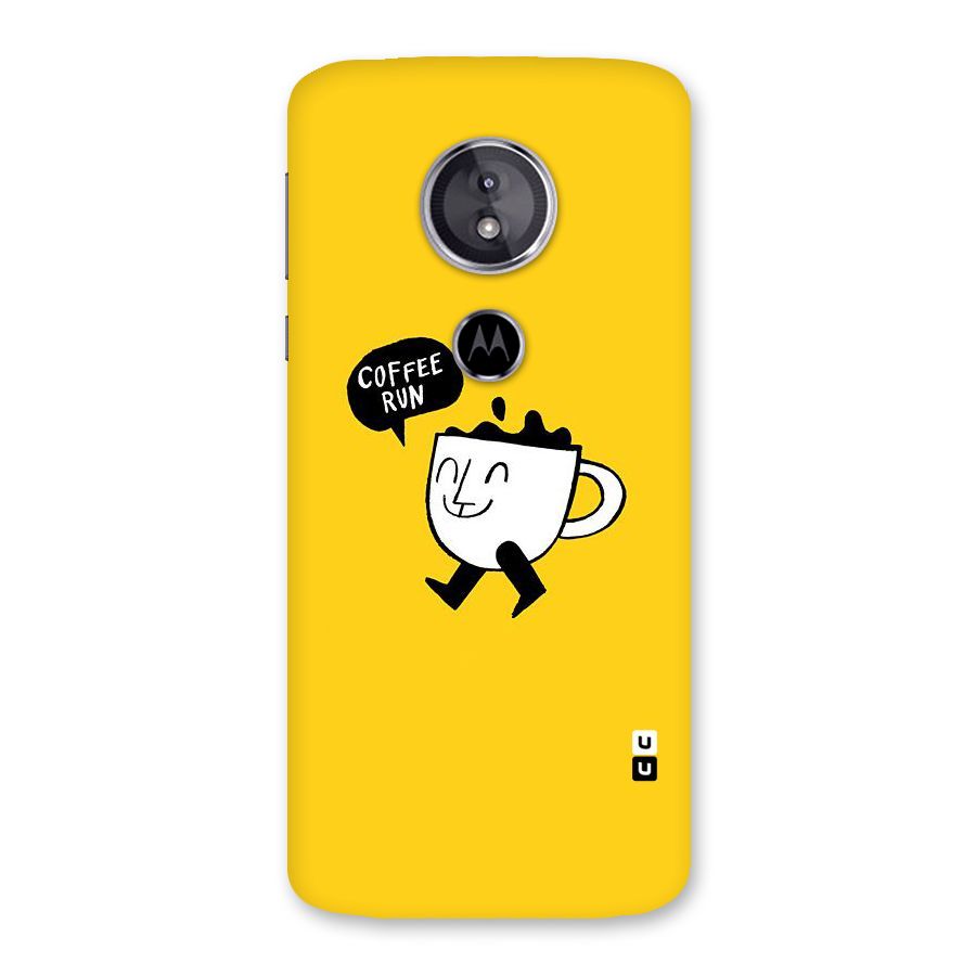 Coffee Run Back Case for Moto E5