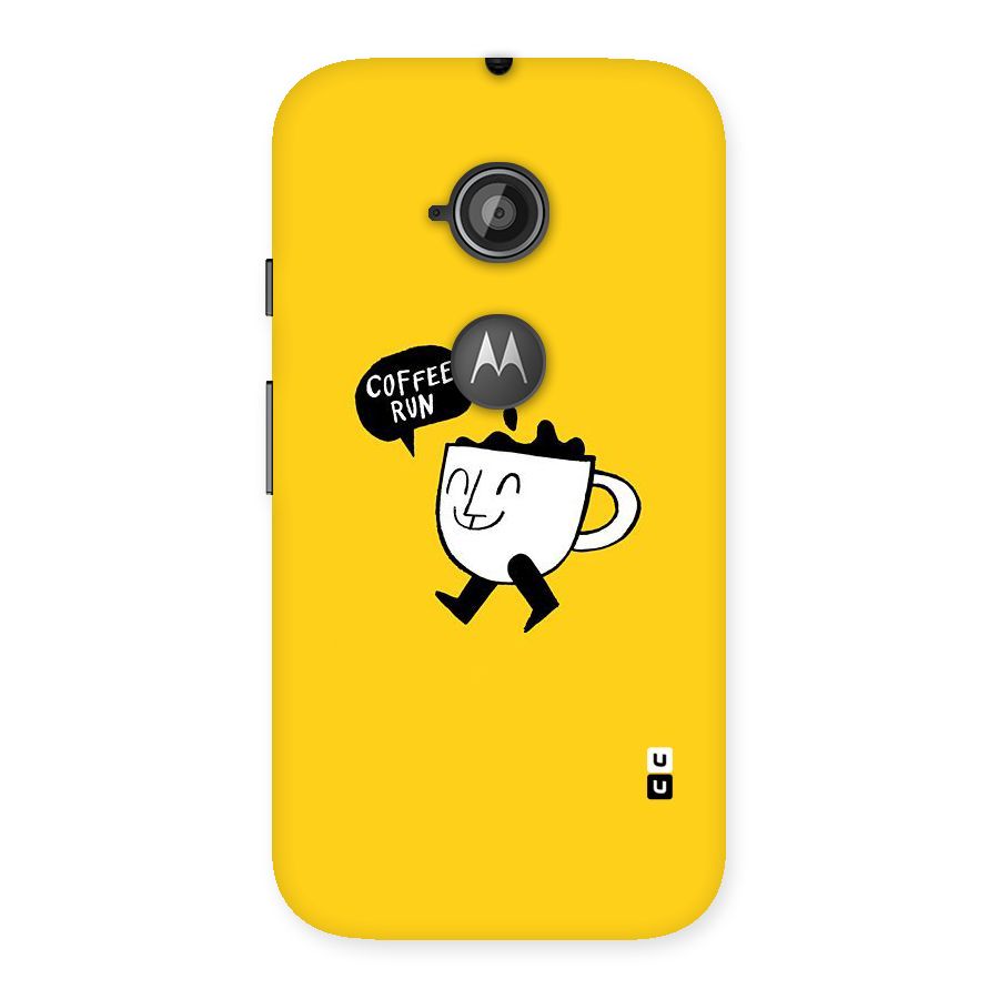 Coffee Run Back Case for Moto E 2nd Gen