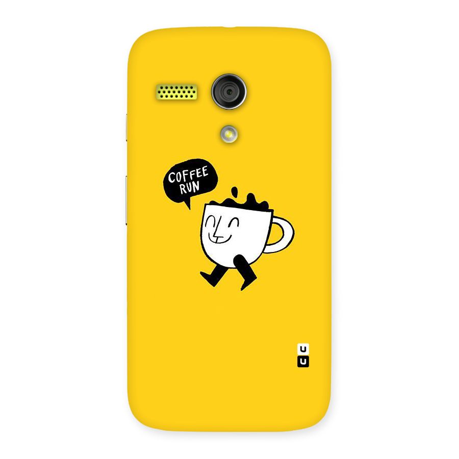 Coffee Run Back Case for Moto G