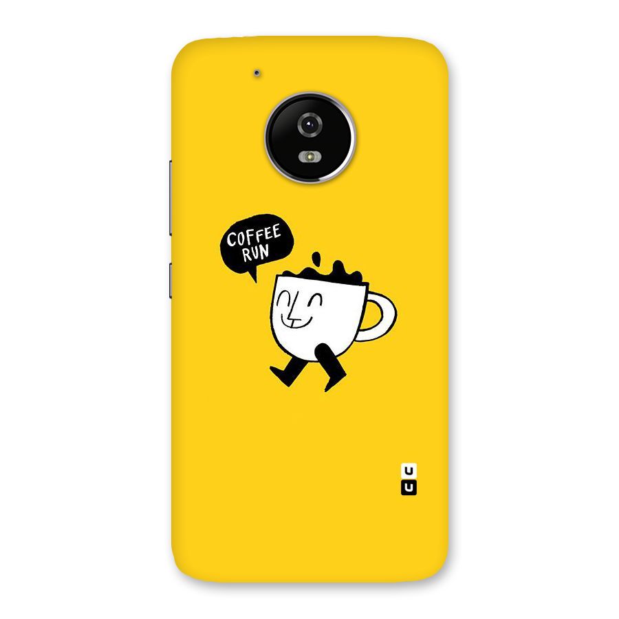 Coffee Run Back Case for Moto G5