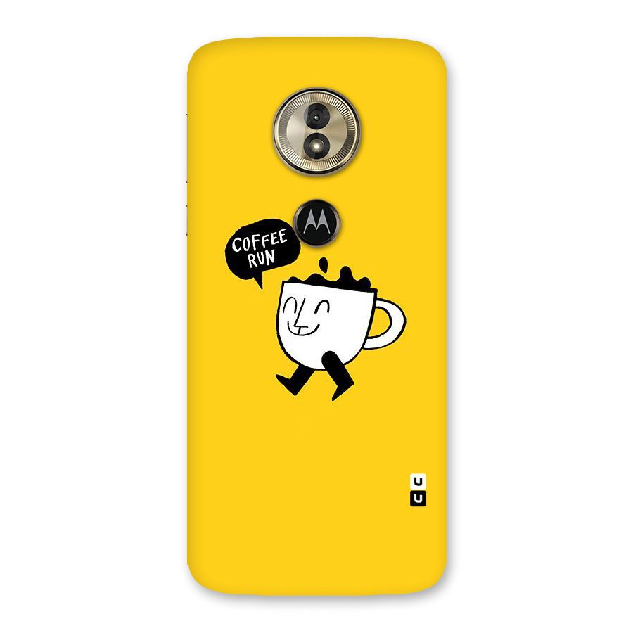 Coffee Run Back Case for Moto G6 Play