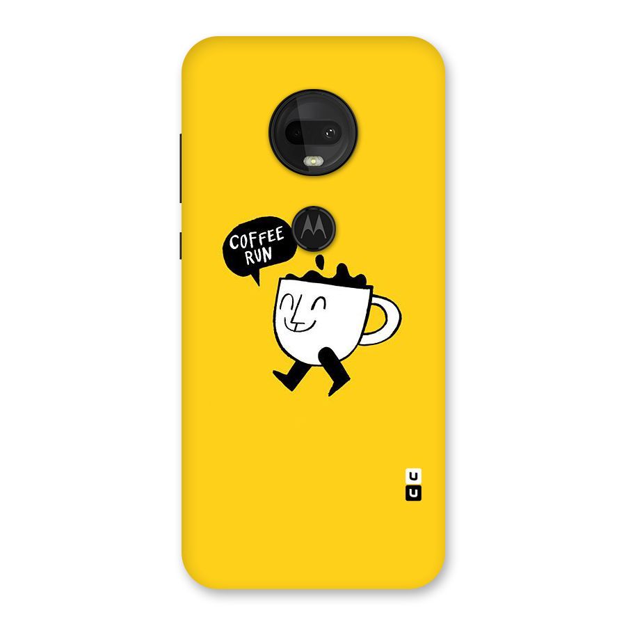 Coffee Run Back Case for Moto G7