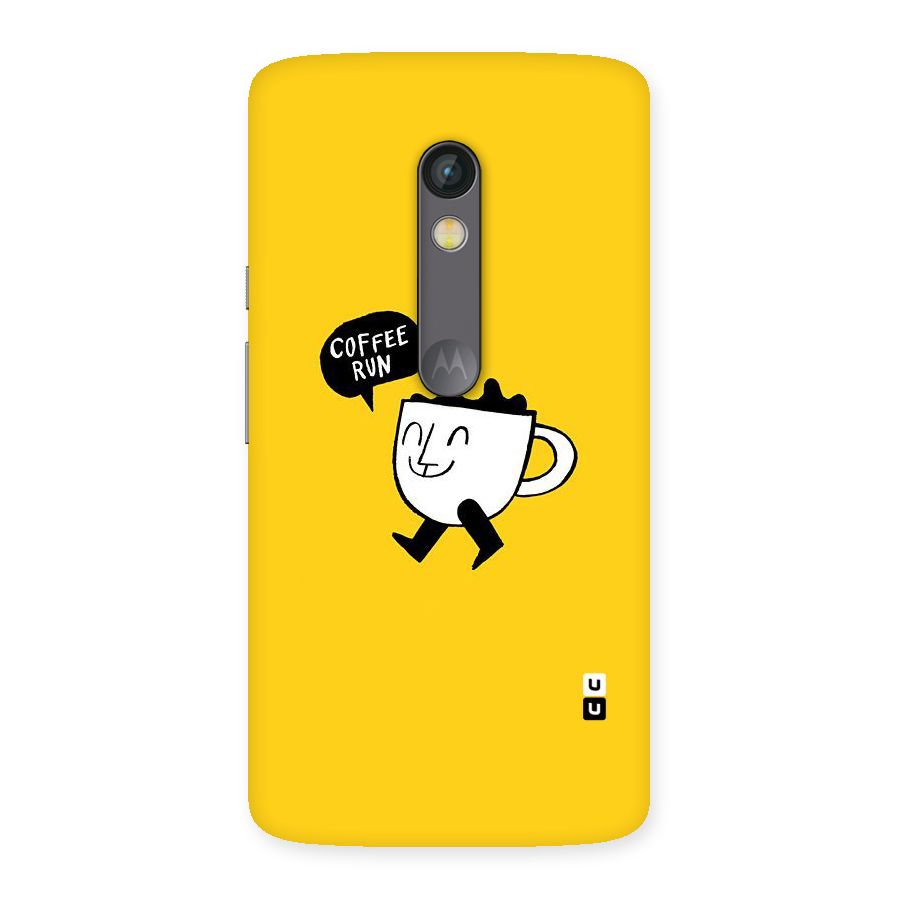 Coffee Run Back Case for Moto X Play