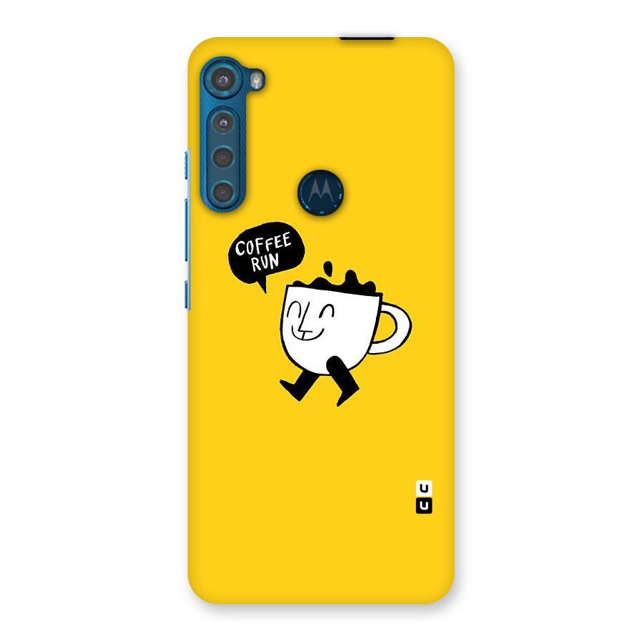 Coffee Run Back Case for Motorola One Fusion Plus
