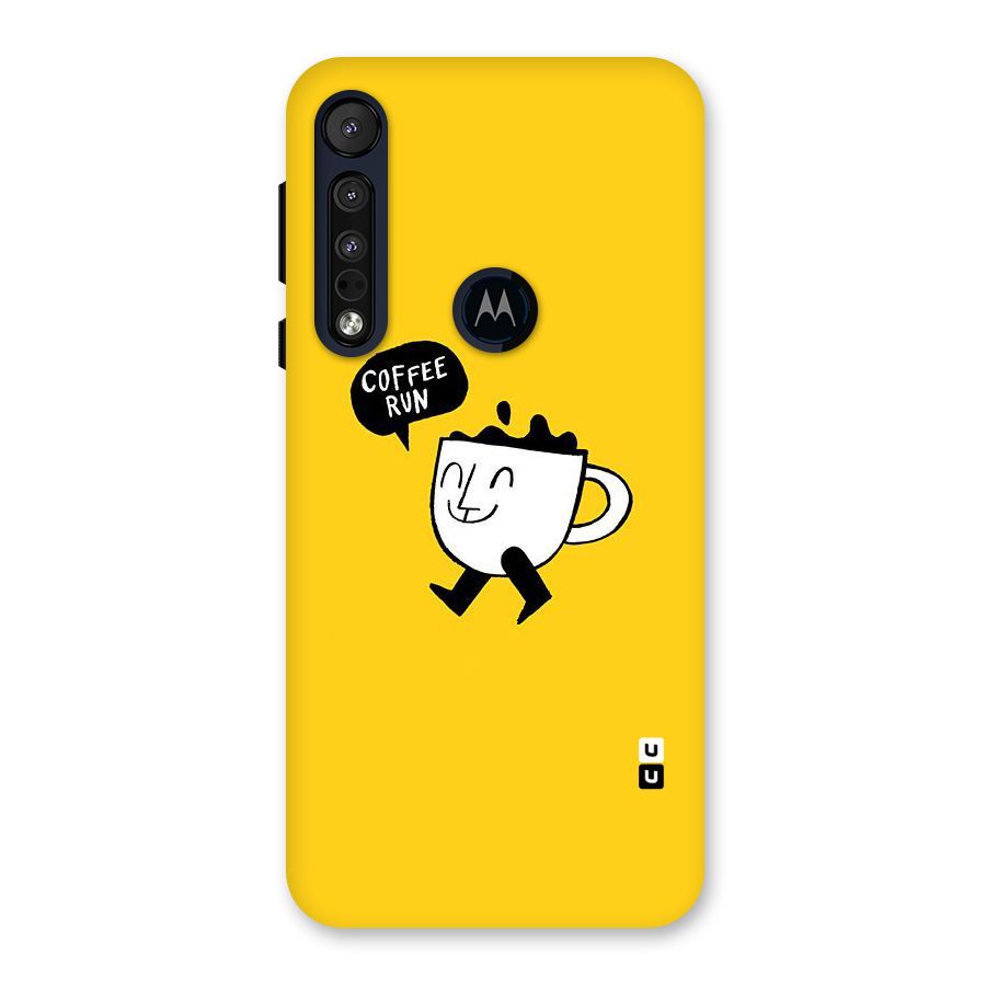 Coffee Run Back Case for Motorola One Macro