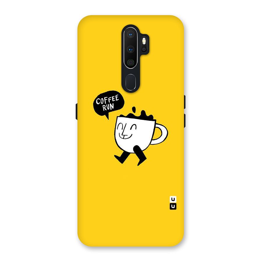 Coffee Run Back Case for Oppo A5 (2020)