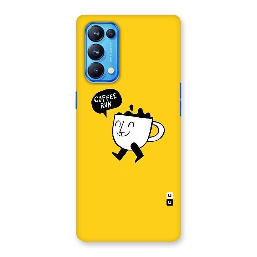 Coffee Run Back Case for Oppo Reno5 Pro 5G