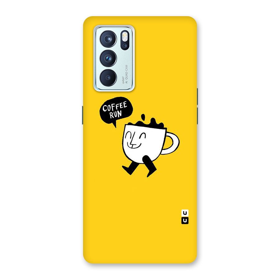Coffee Run Back Case for Oppo Reno6 Pro 5G