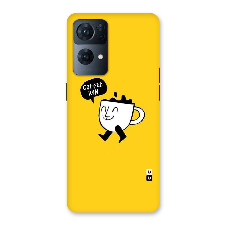 Coffee Run Back Case for Oppo Reno7 Pro 5G
