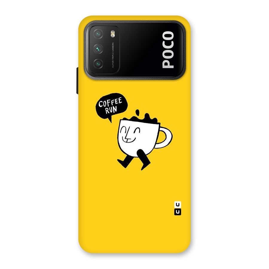 Coffee Run Back Case for Poco M3