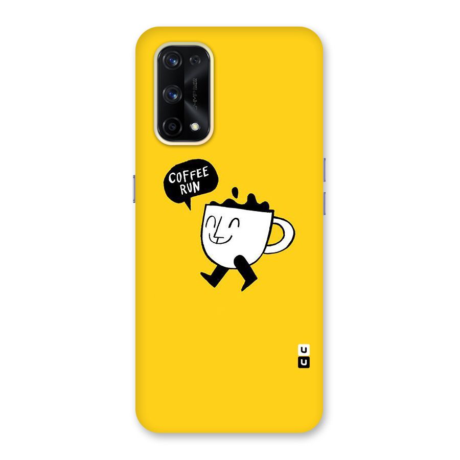 Coffee Run Glass Back Case for Realme X7 Pro