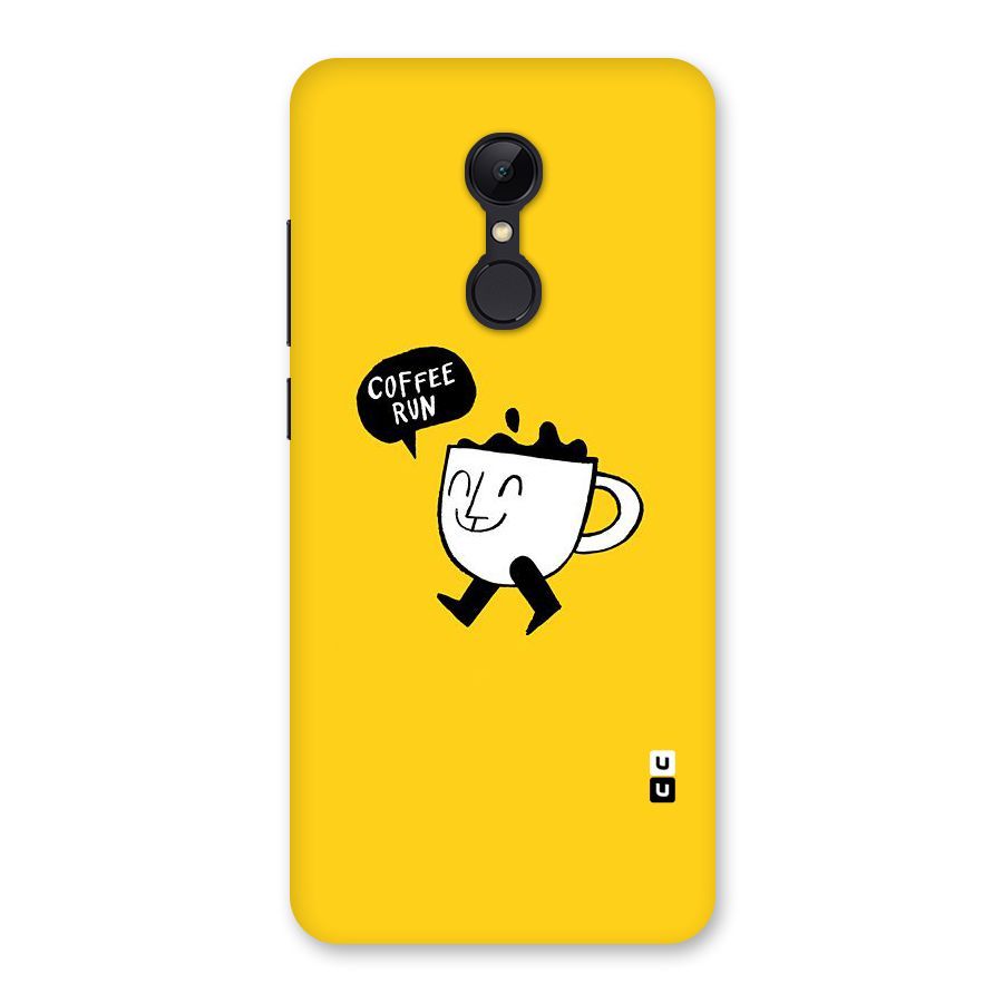 Coffee Run Back Case for Redmi 5