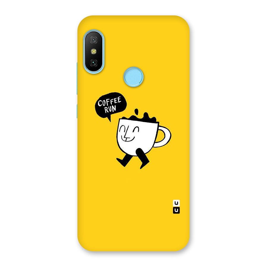 Coffee Run Back Case for Redmi 6 Pro