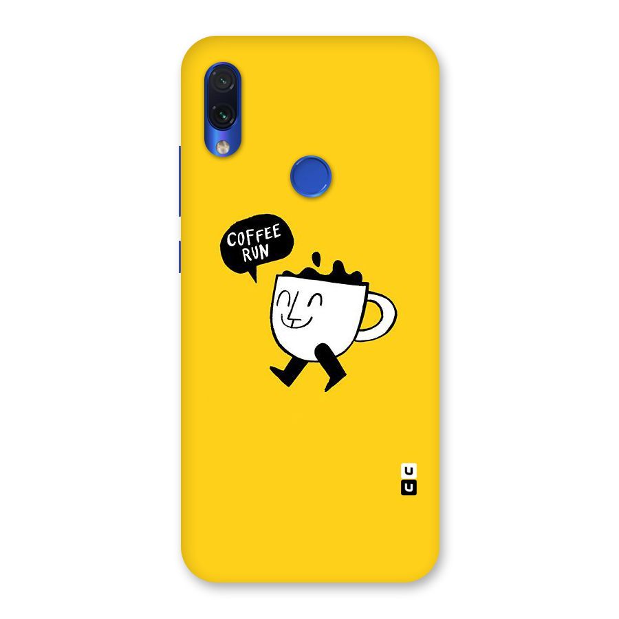 Coffee Run Back Case for Redmi Note 7