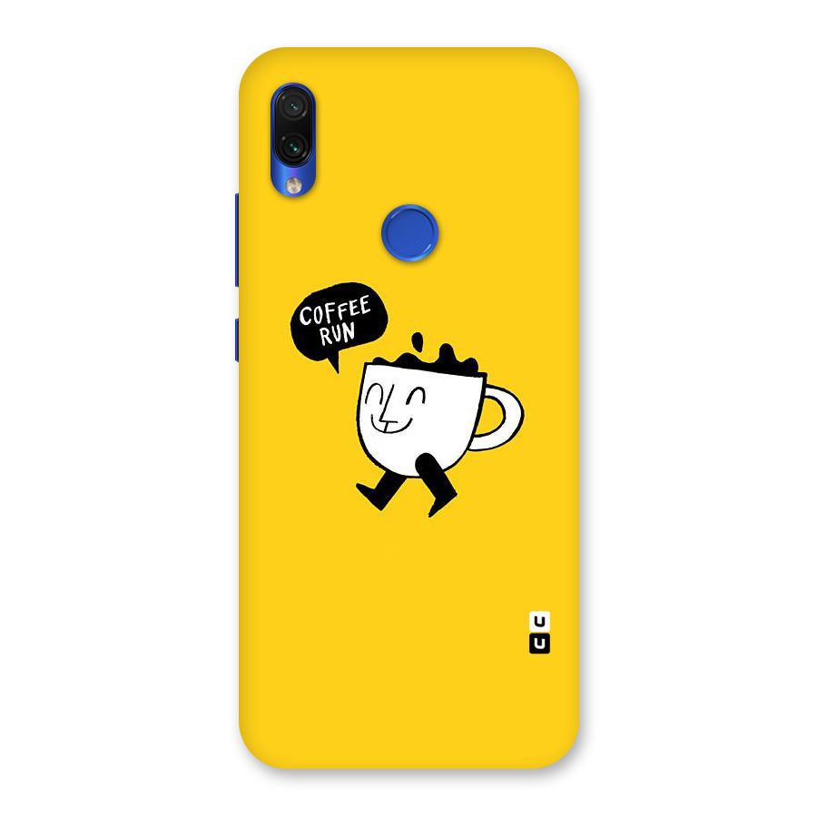 Coffee Run Back Case for Redmi Note 7S