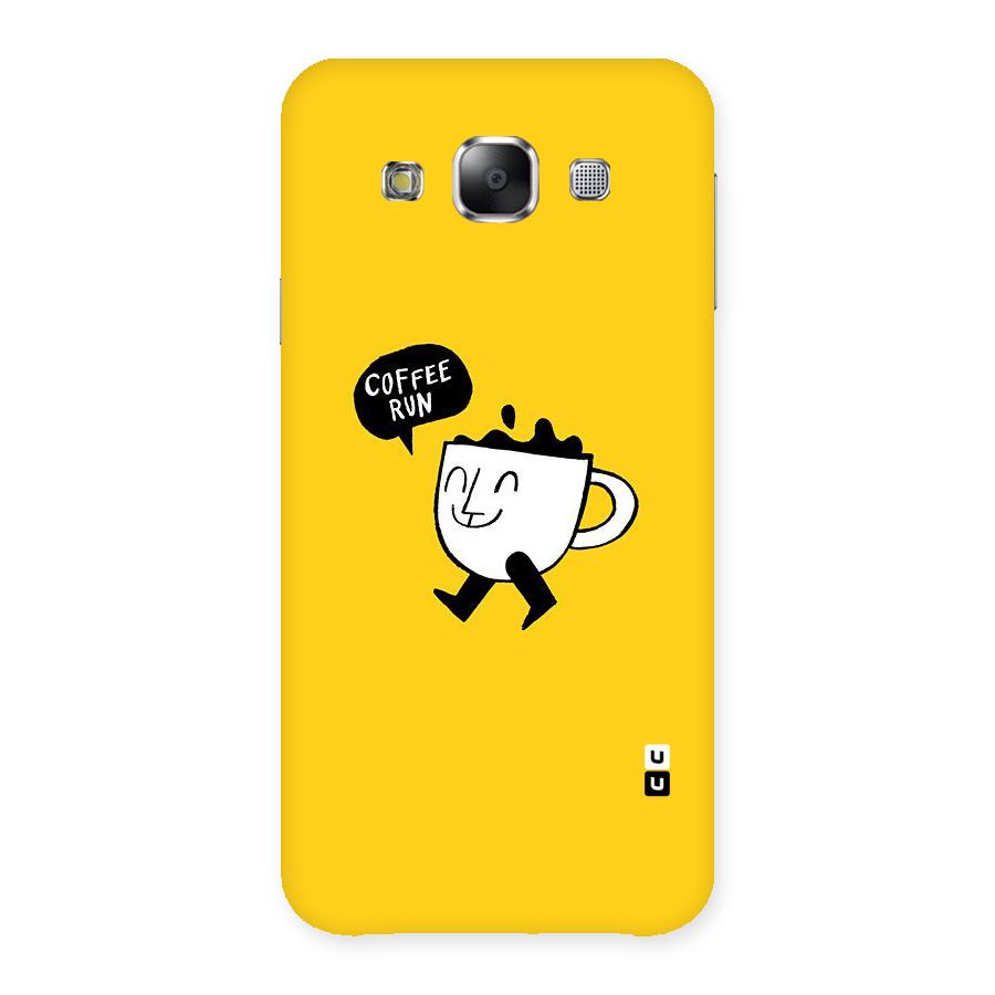 Coffee Run Back Case for Samsung Galaxy E5