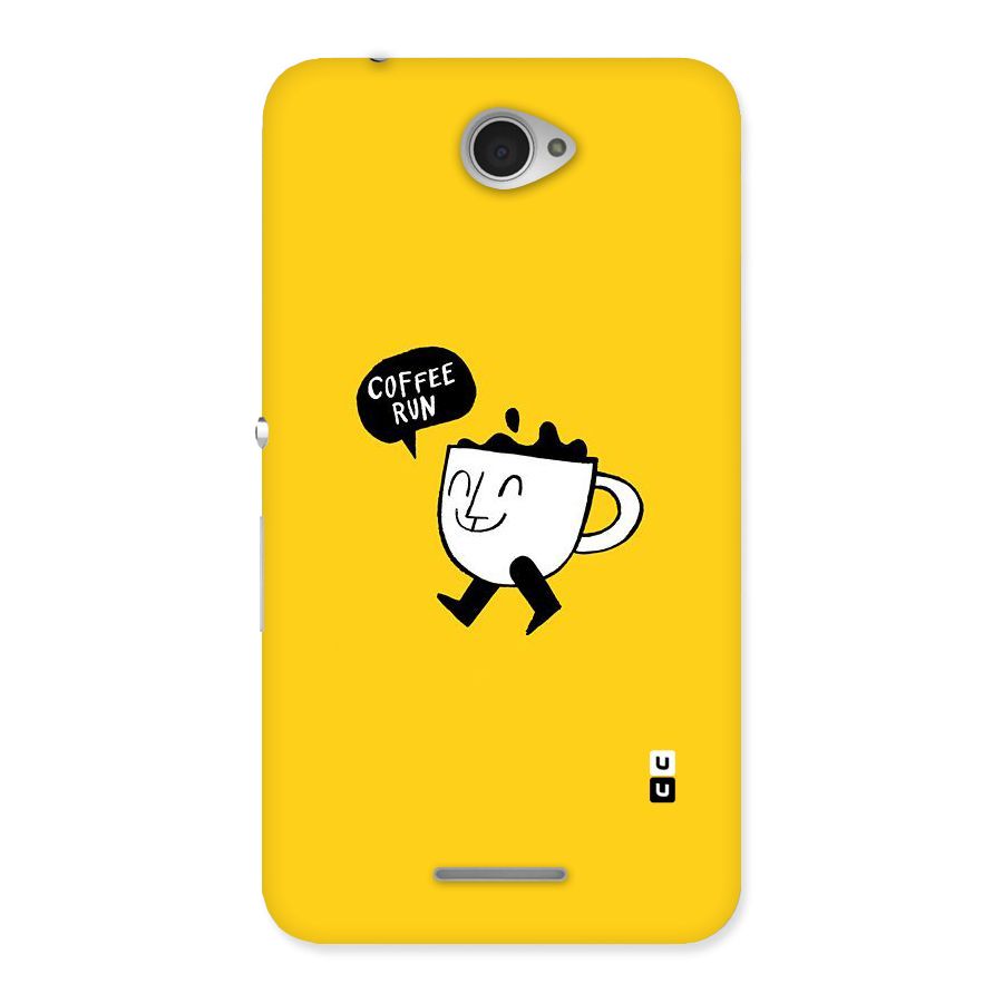 Coffee Run Back Case for Sony Xperia E4