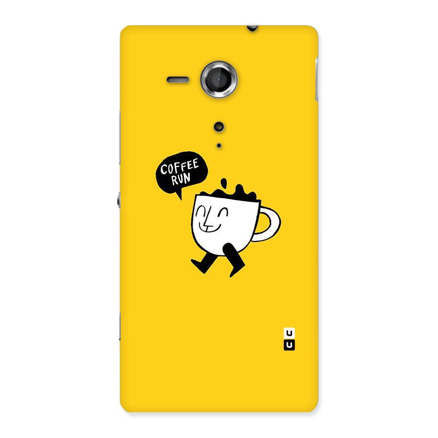 Coffee Run Back Case for Sony Xperia SP