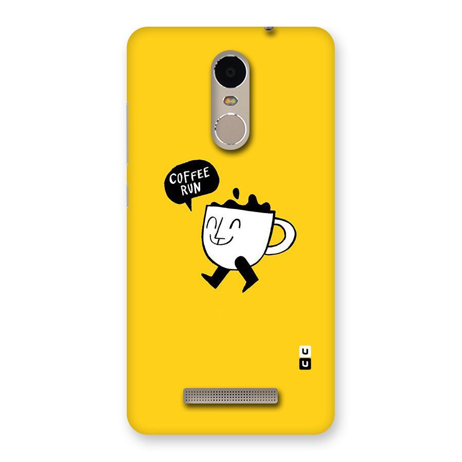 Coffee Run Back Case for Xiaomi Redmi Note 3
