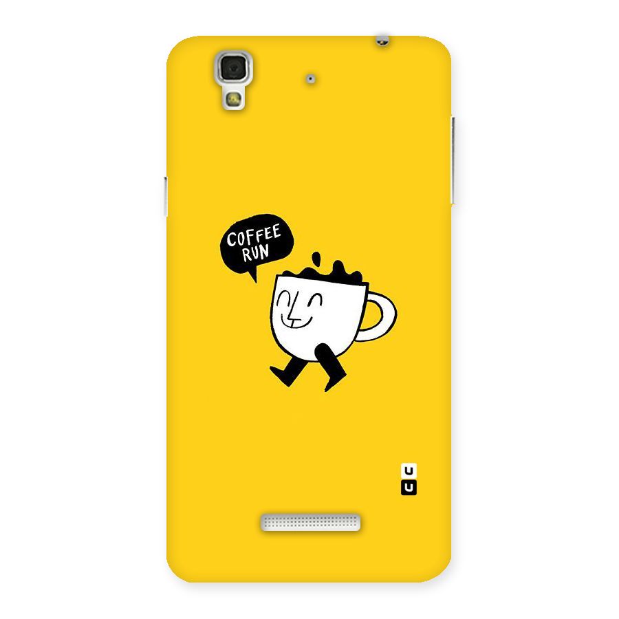 Coffee Run Back Case for YU Yureka Plus