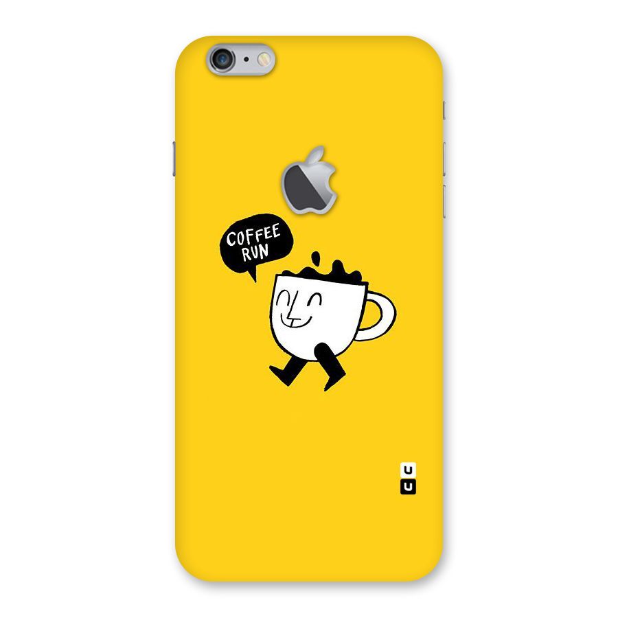Coffee Run Back Case for iPhone 6 Plus 6S Plus Logo Cut
