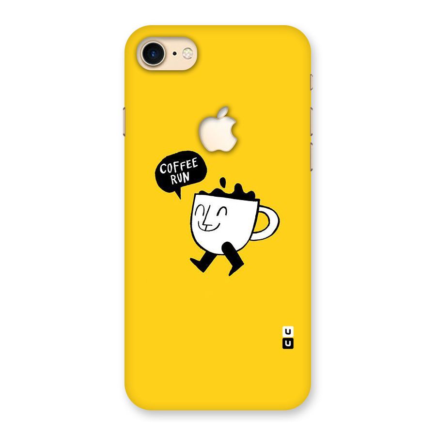 Coffee Run Back Case for iPhone 7 Apple Cut