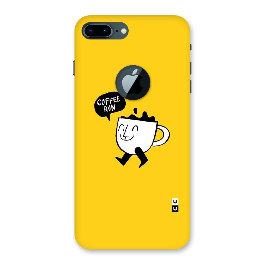Coffee Run Back Case for iPhone 7 Plus Logo Cut