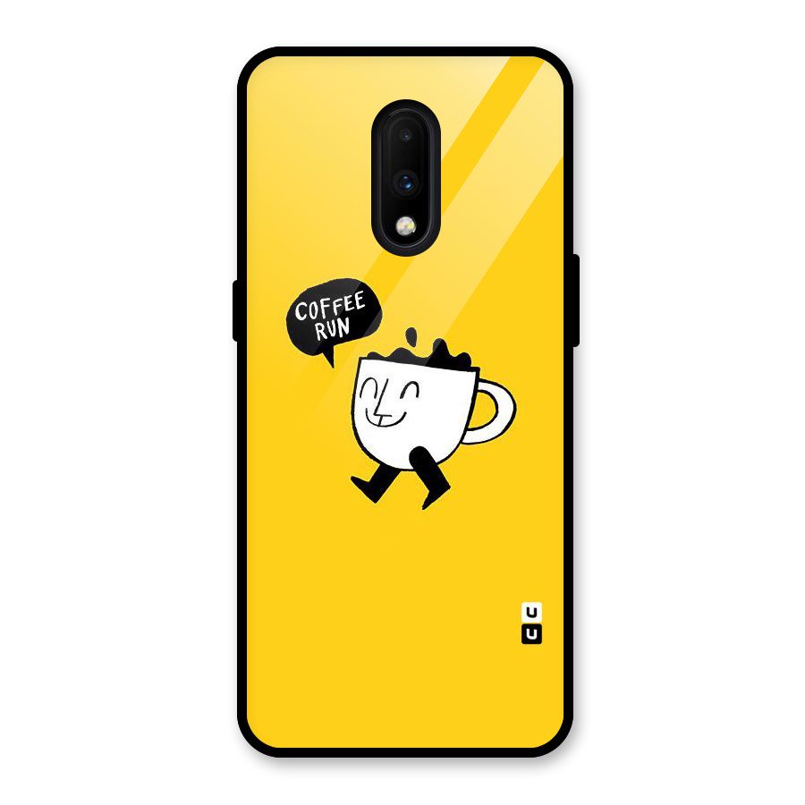 Coffee Run Glass Back Case for OnePlus 7